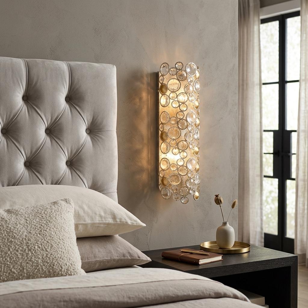 Vitozzi 3-Light Antique Silver Leaf Sconce