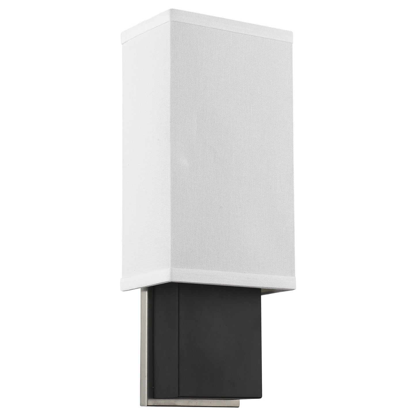 Rectangular Wall Sconce w/ Linen Shade