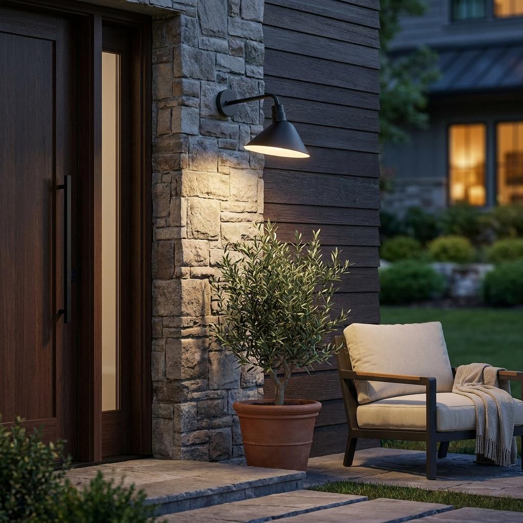 Fuller 1-Light Matte Black Wall Light