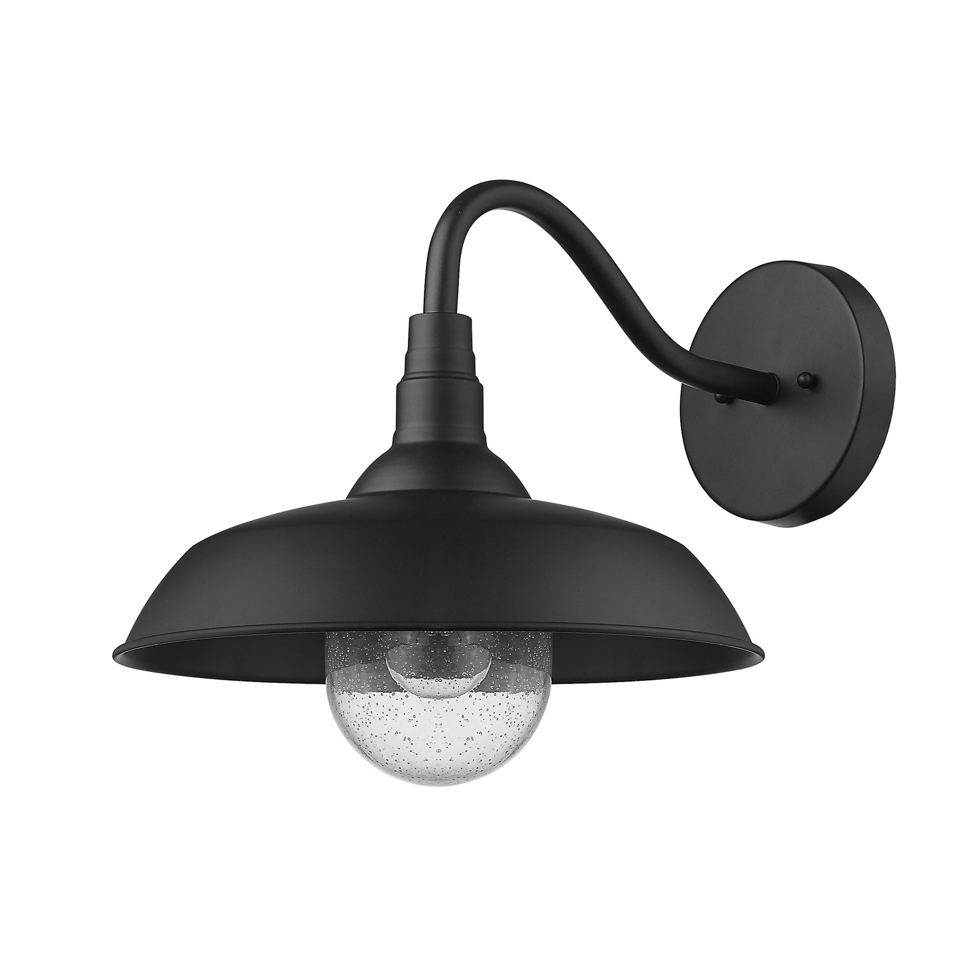 Burry 1-Light Matte Black Wall Sconce