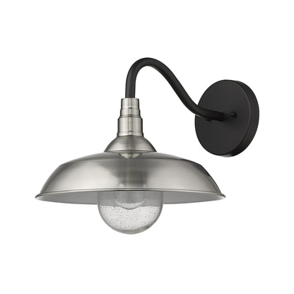 Burry 1-Light Satin Nickel Wall Sconce
