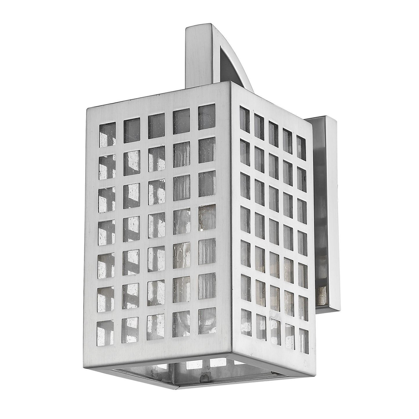 Letzel 1-Light Satin Nickel Wall Sconce