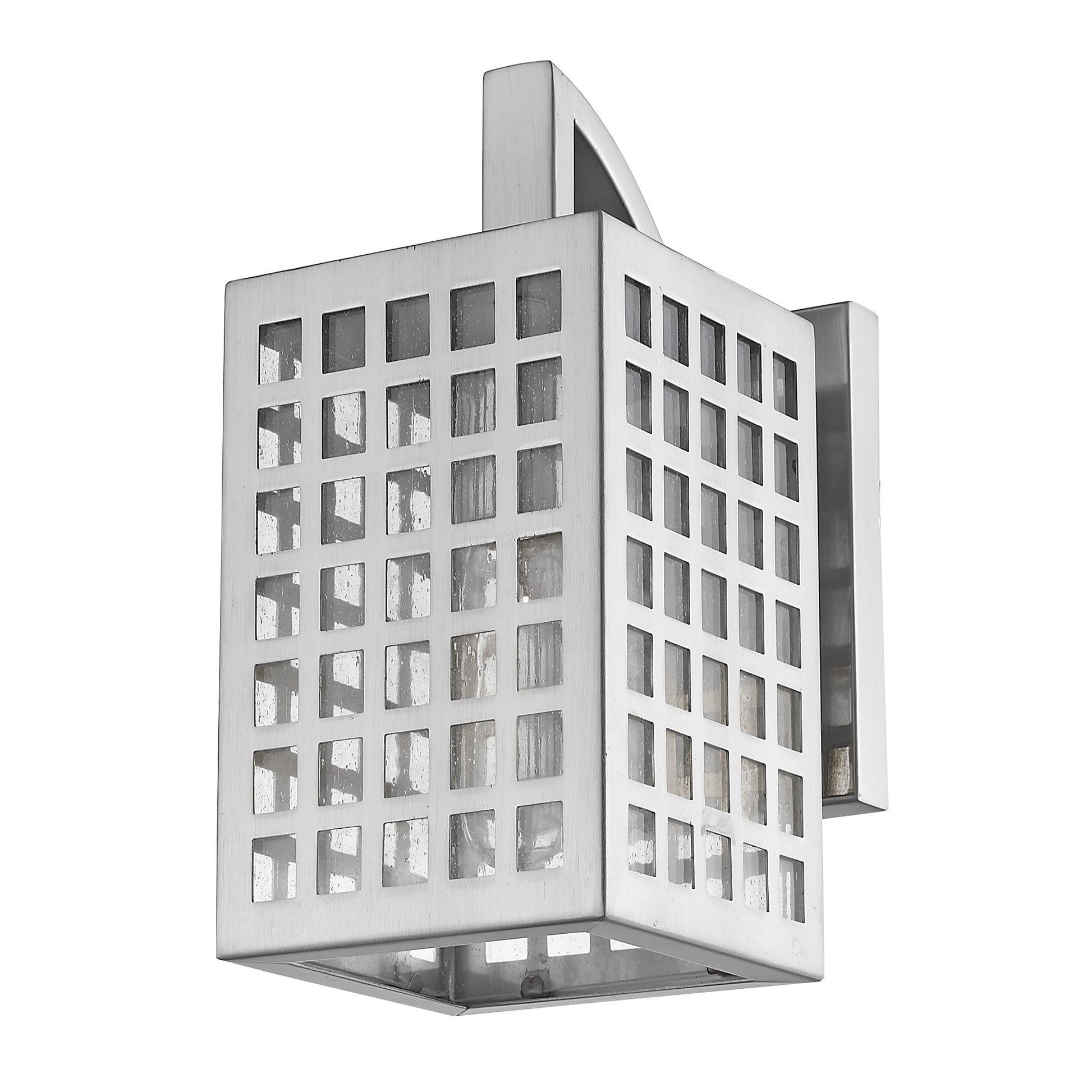 Letzel 1-Light Satin Nickel Wall Sconce