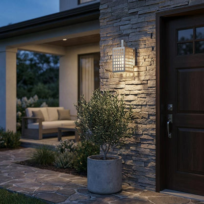 Letzel 1-Light Satin Nickel Wall Light