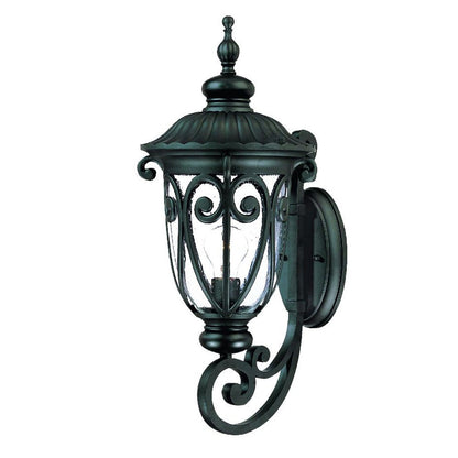 Naples 1-Light Matte Black Wall Sconce
