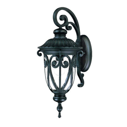 Naples 1-Light Matte Black Wall Sconce