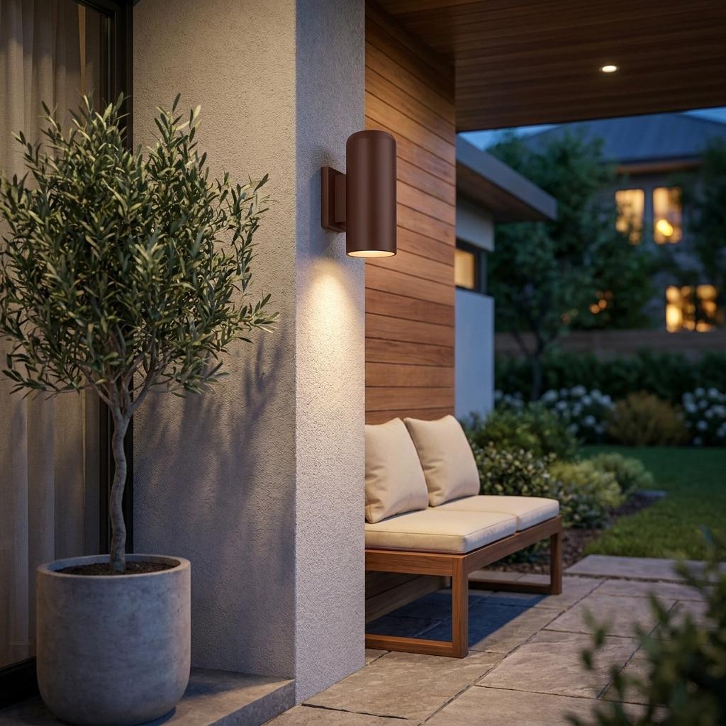 Minimalist Bronze Wall Sconce