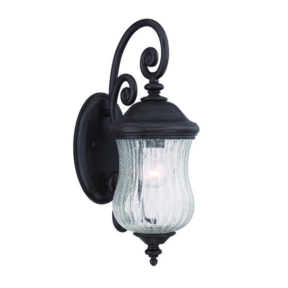 Matte Black Urn Shaped Wall Sconce