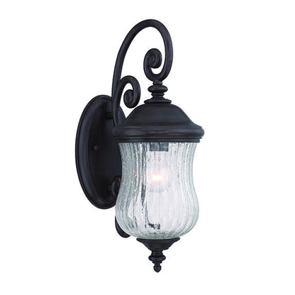 Matte Black Urn Shaped Wall Sconce