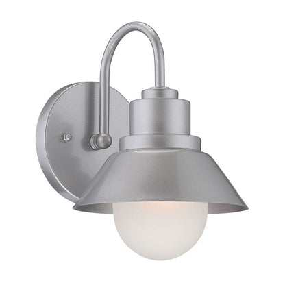 Brushed Silver Lamp Shade Wall Sconce
