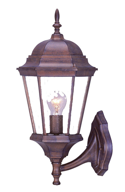 Dark Brown Swing Arm Lantern Wall Sconce
