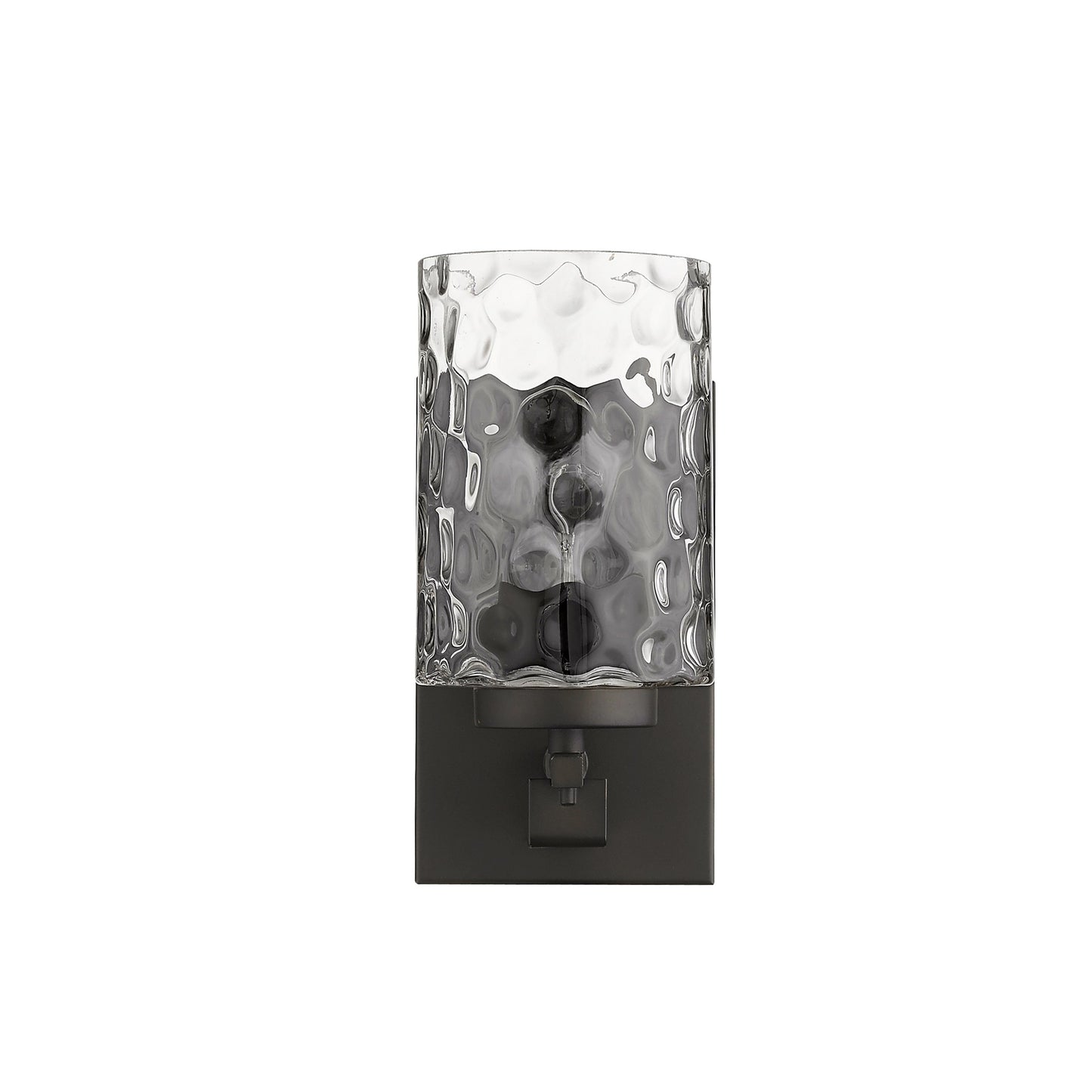 Bronze & PebbGlass Wall Sconce