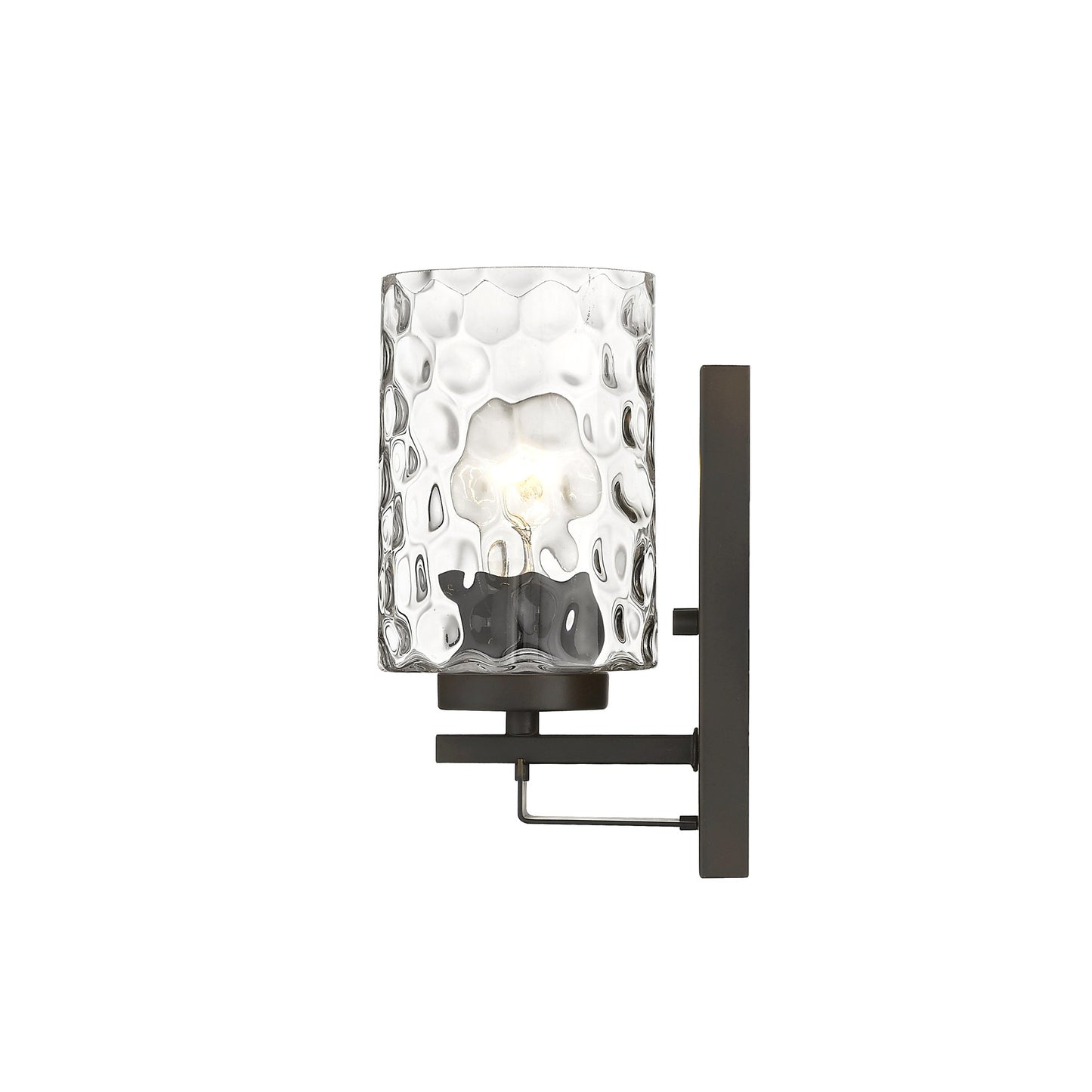 Bronze & PebbGlass Wall Sconce