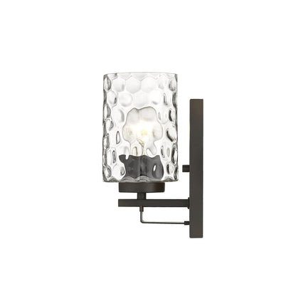 Bronze & PebbGlass Wall Sconce