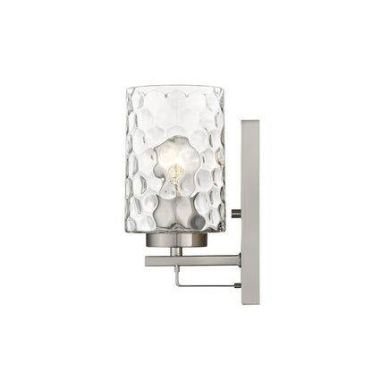 Silver & PebbGlass Wall Sconce