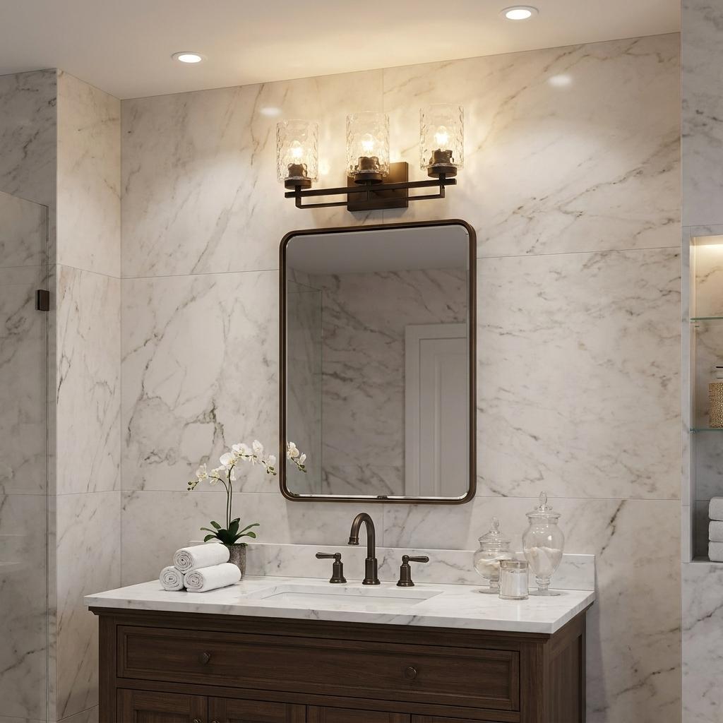 Livvy 3-Light Oil-Rubbed Bronze Vanity