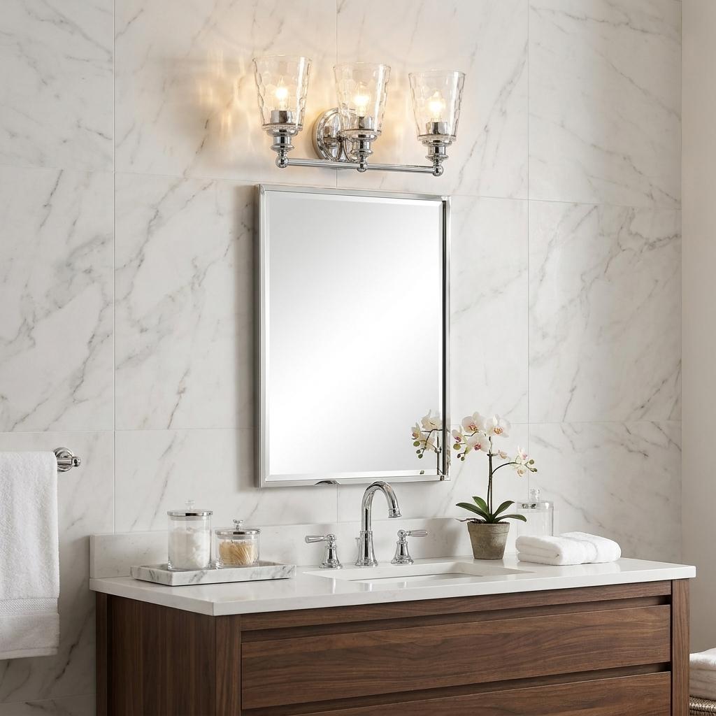Mae 3-Light Chrome Vanity
