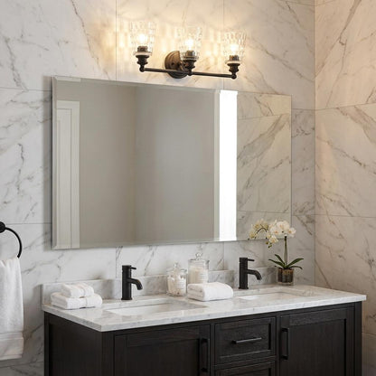 Mae 4-Light Matte Black Vanity