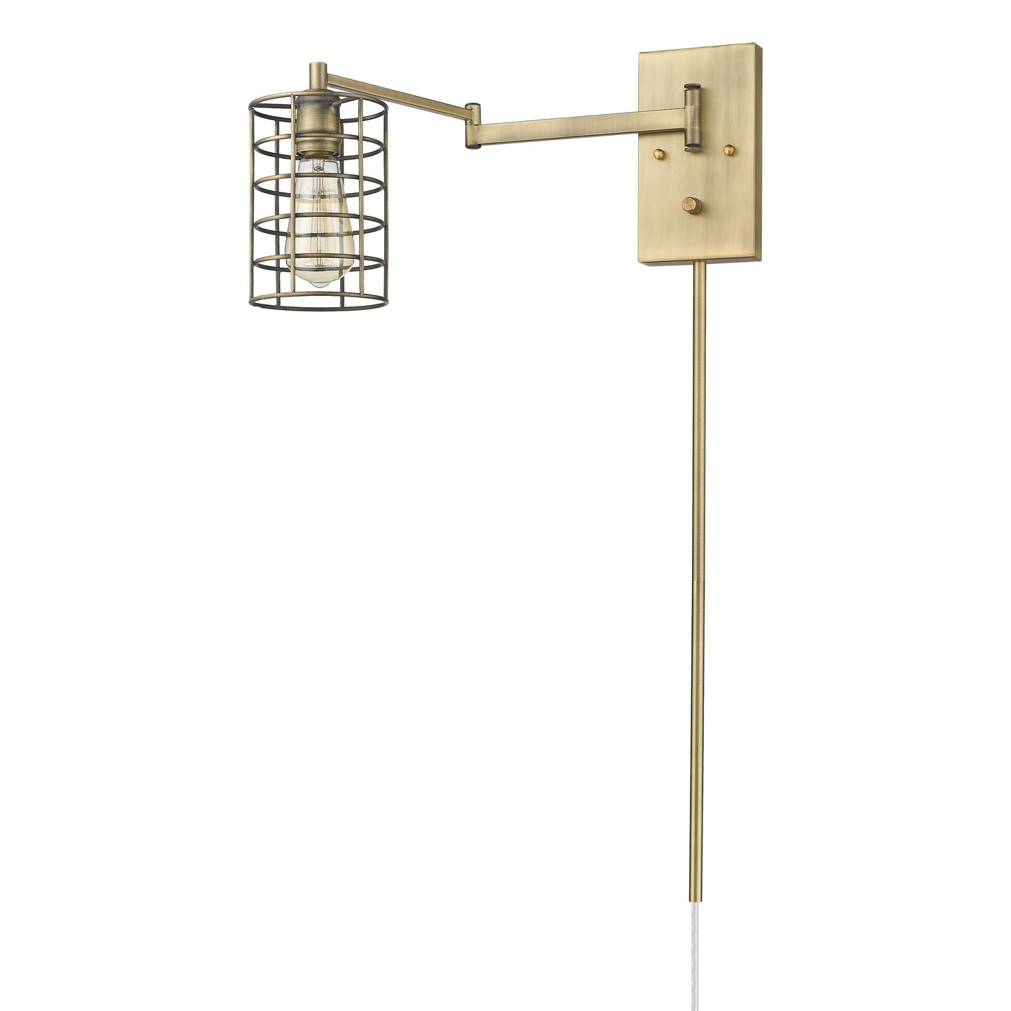 Industrial Gold Wall Sconce