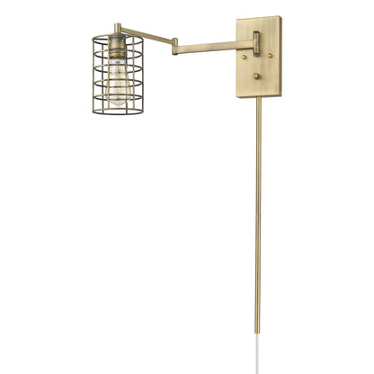 Industrial Gold Wall Sconce