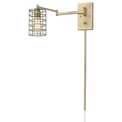 Industrial Gold Wall Sconce