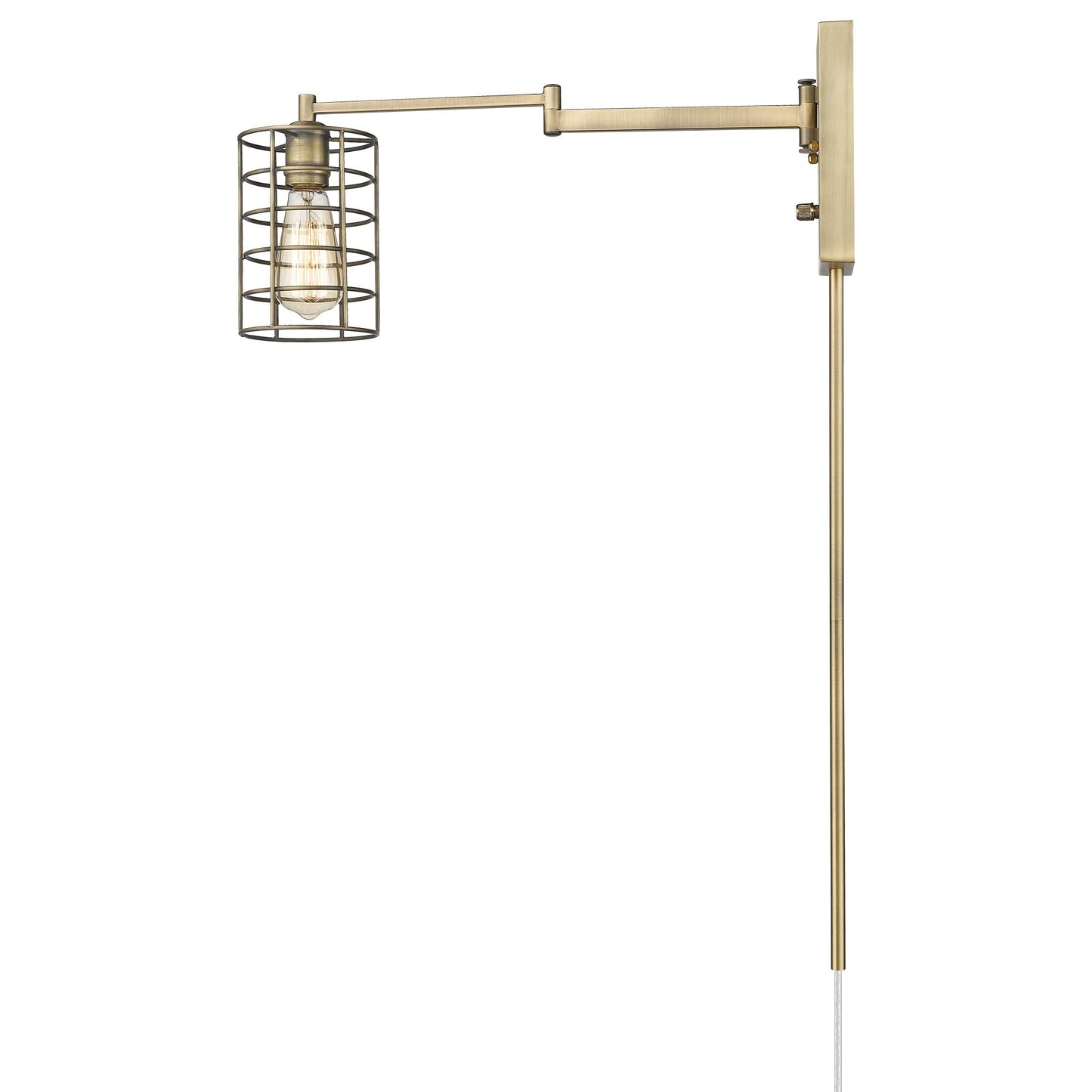 Industrial Gold Wall Sconce