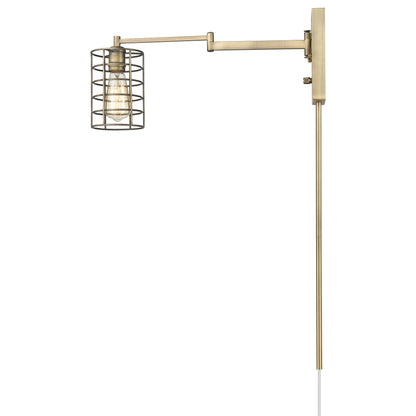 Industrial Gold Wall Sconce