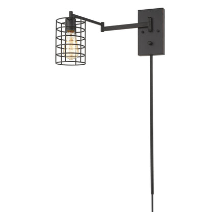 Industrial Bronze Wall Sconce