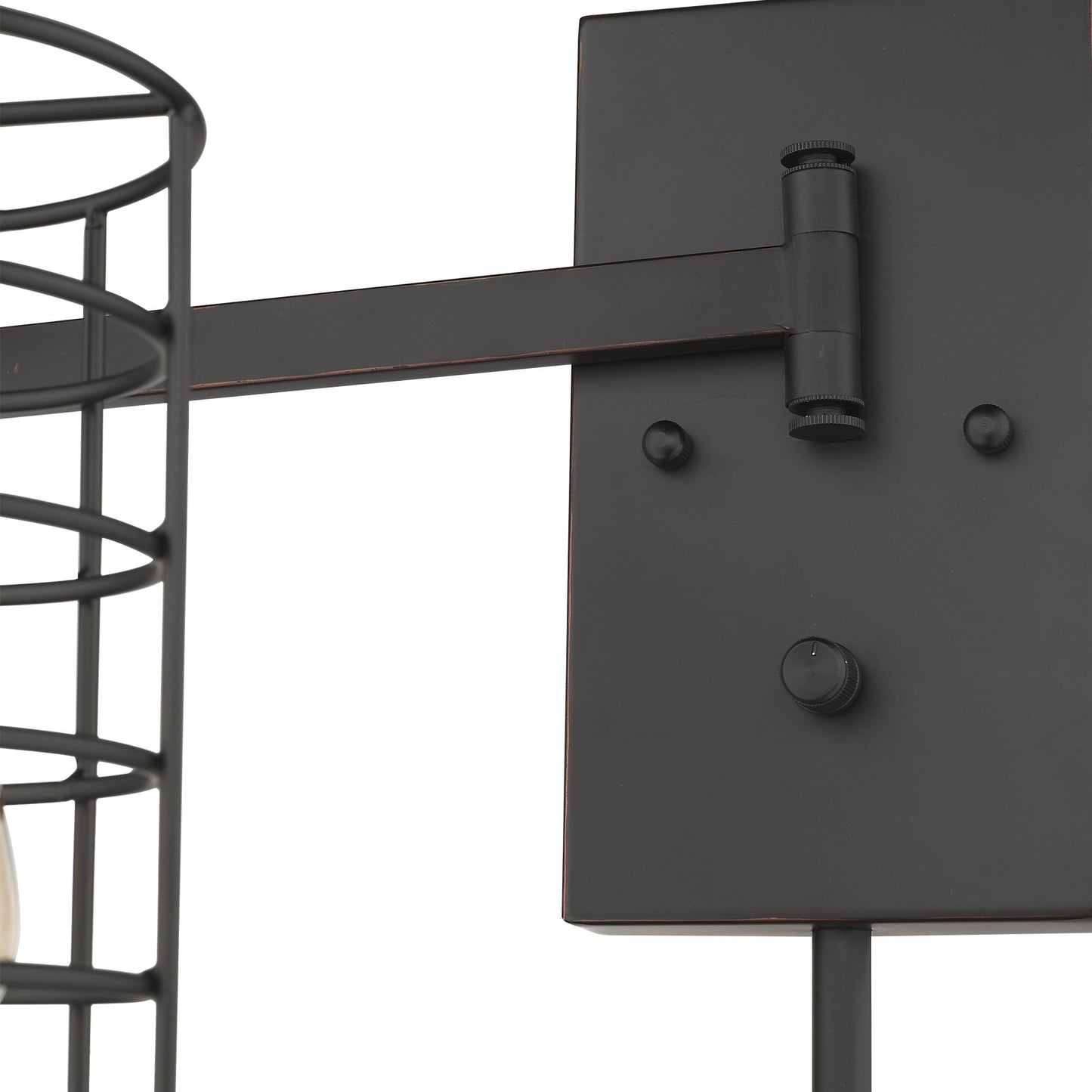 Industrial Bronze Wall Sconce