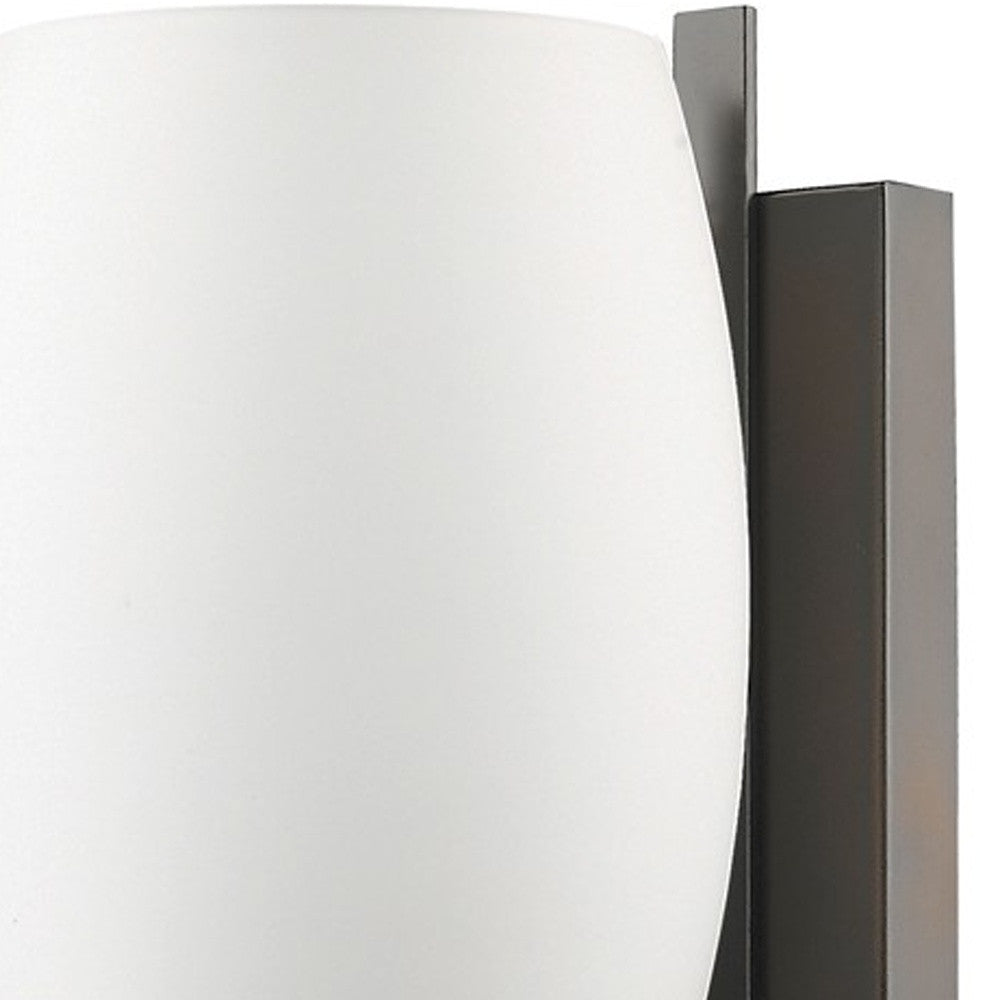 Geometric Bronze Wall Sconce