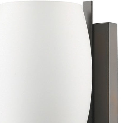 Geometric Bronze Wall Sconce