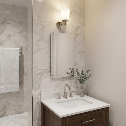 Silver Wall Light