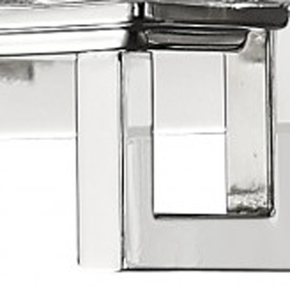 Coralie 5-Light Nickel Sconce w/ Pressed Crystal Shades