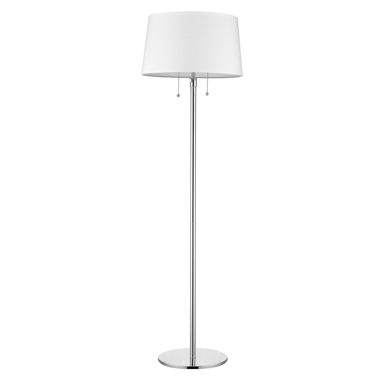 Chrome Floor Lamp w/ Shade