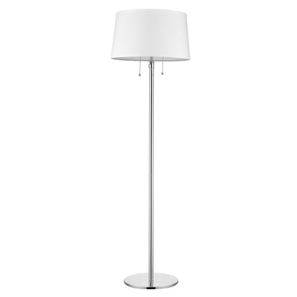 Chrome Floor Lamp w/ Shade