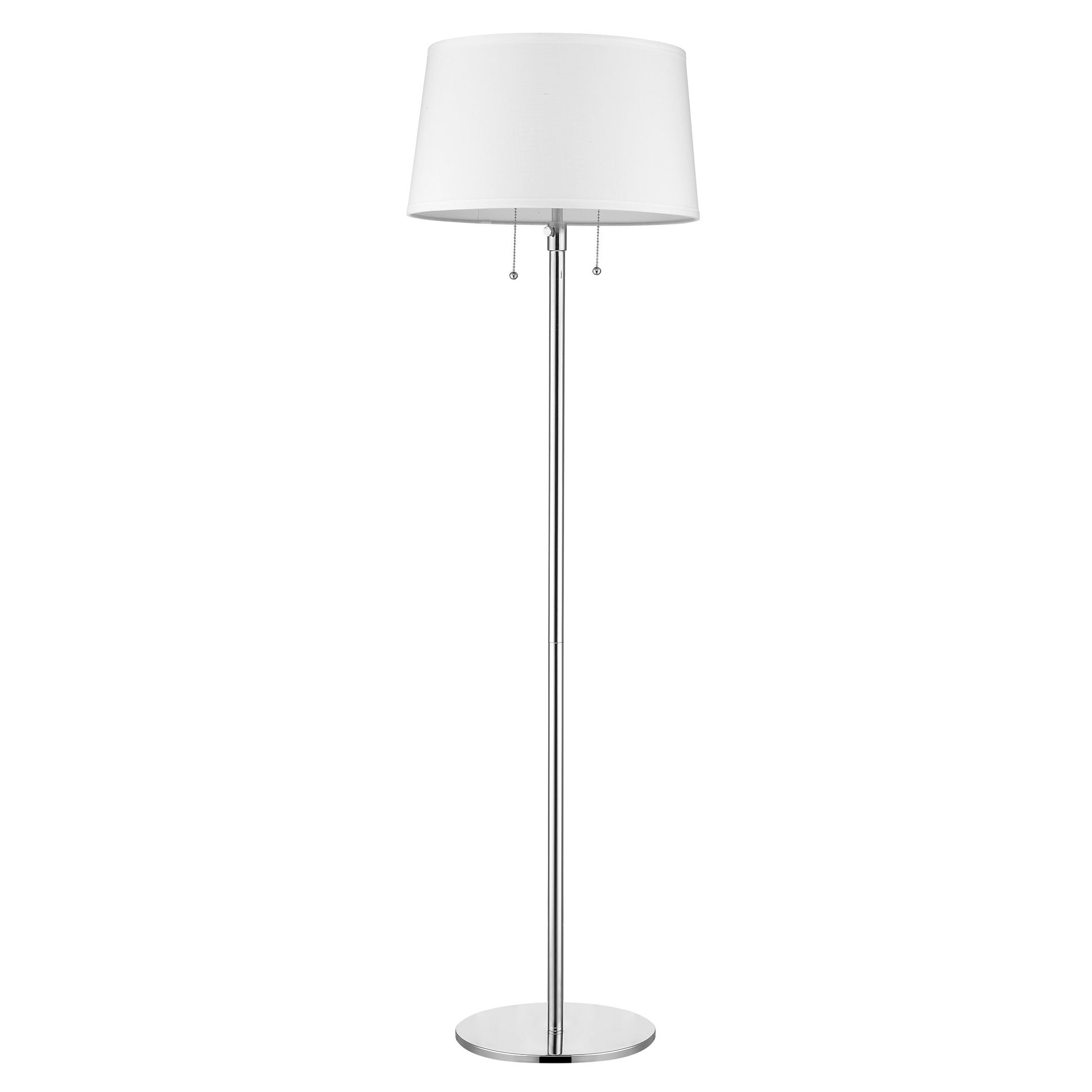 Chrome Floor Lamp w/ Shade