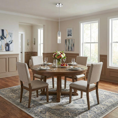 Solo 1-Light Chrome Pendant w/ Multi-Faceted Crystal Shade