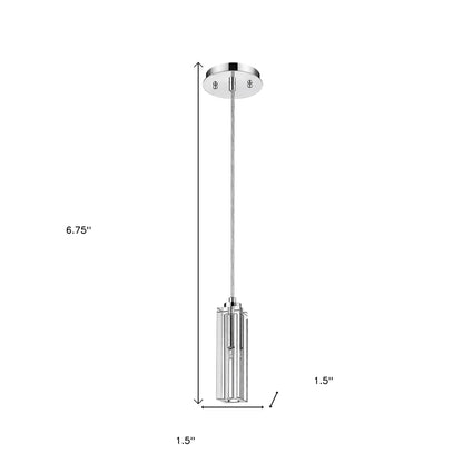 Solo 1-Light Chrome Pendant