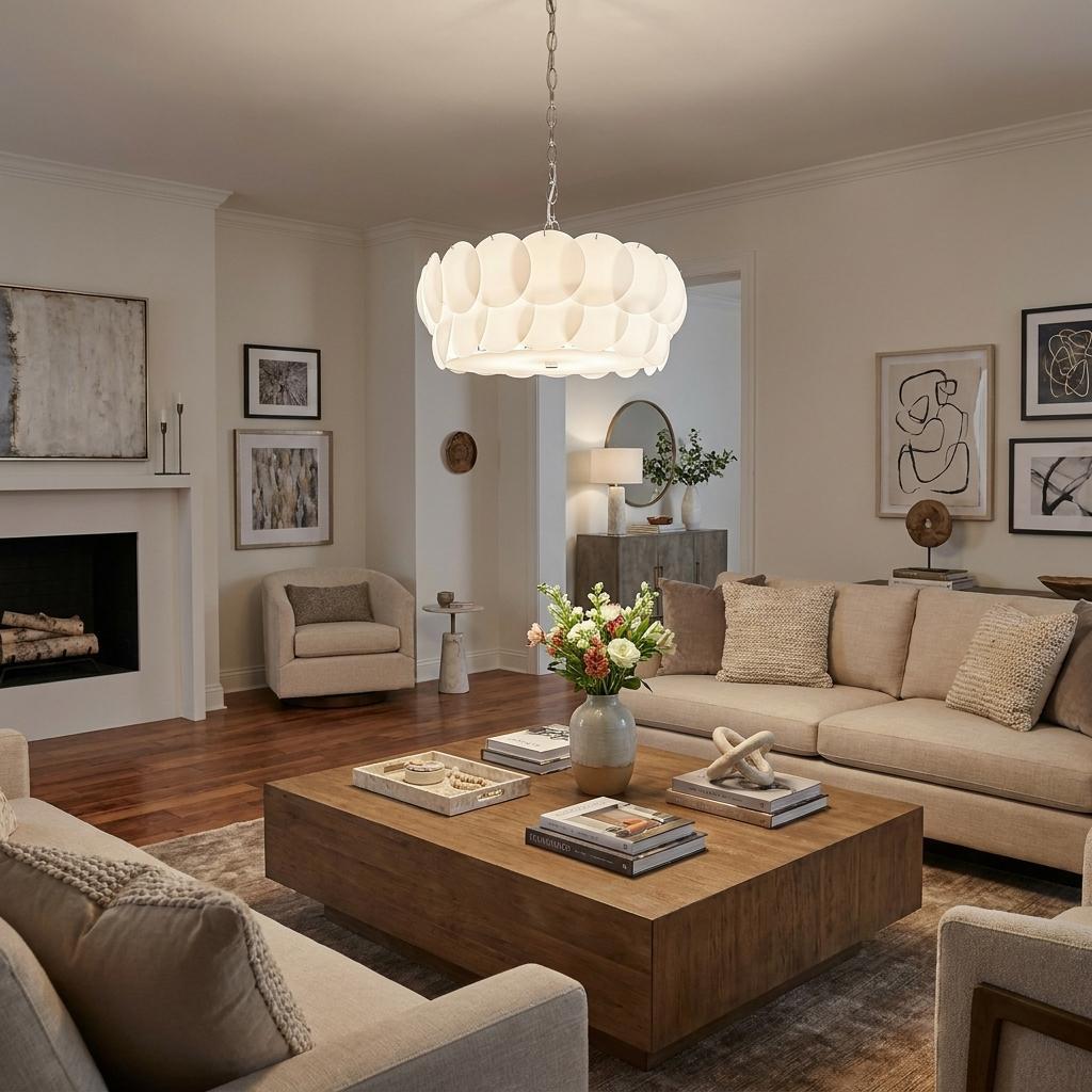 Selene 6-Light Chrome Pendant
