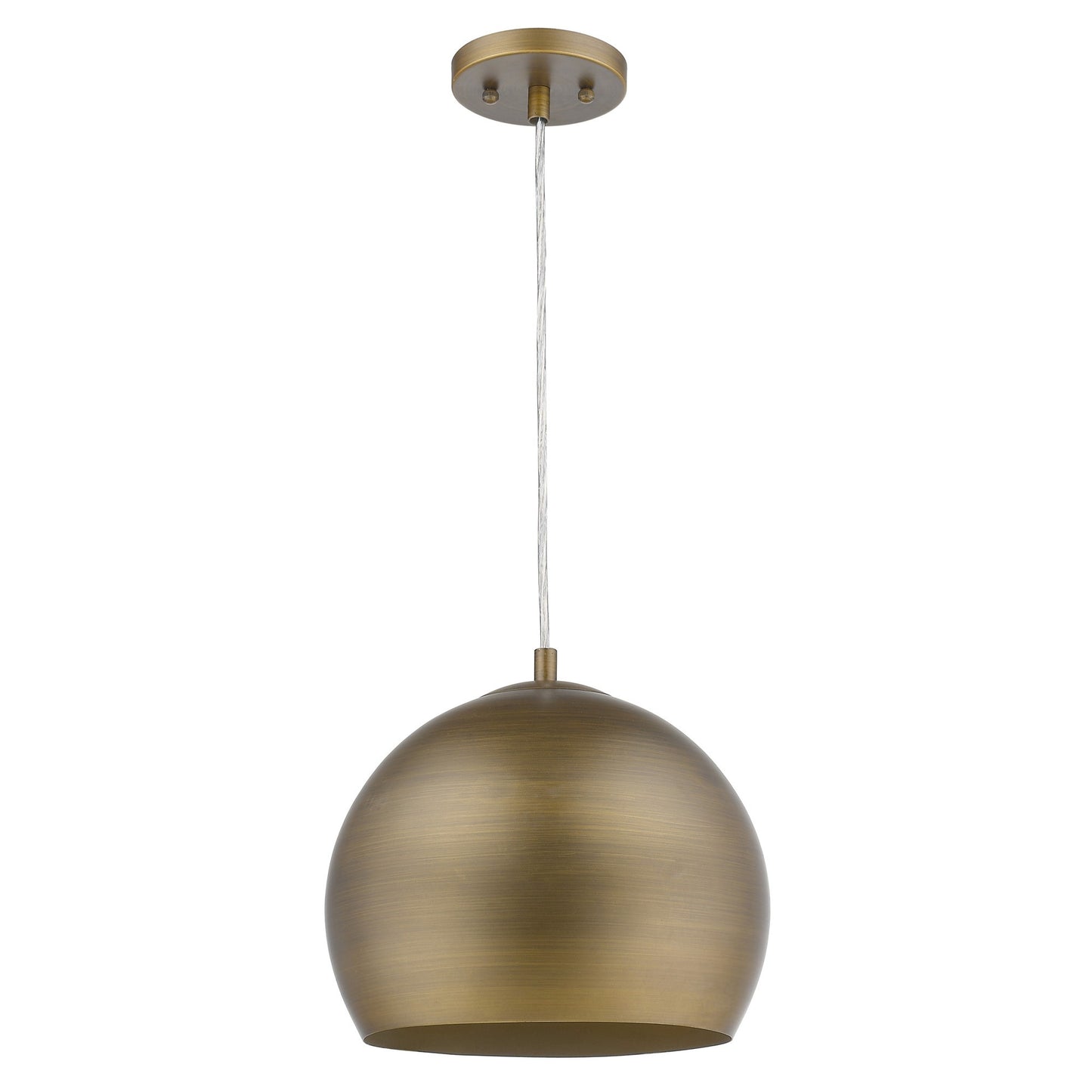 Latitude 1-Light H& Painted Antique Gold Pendant