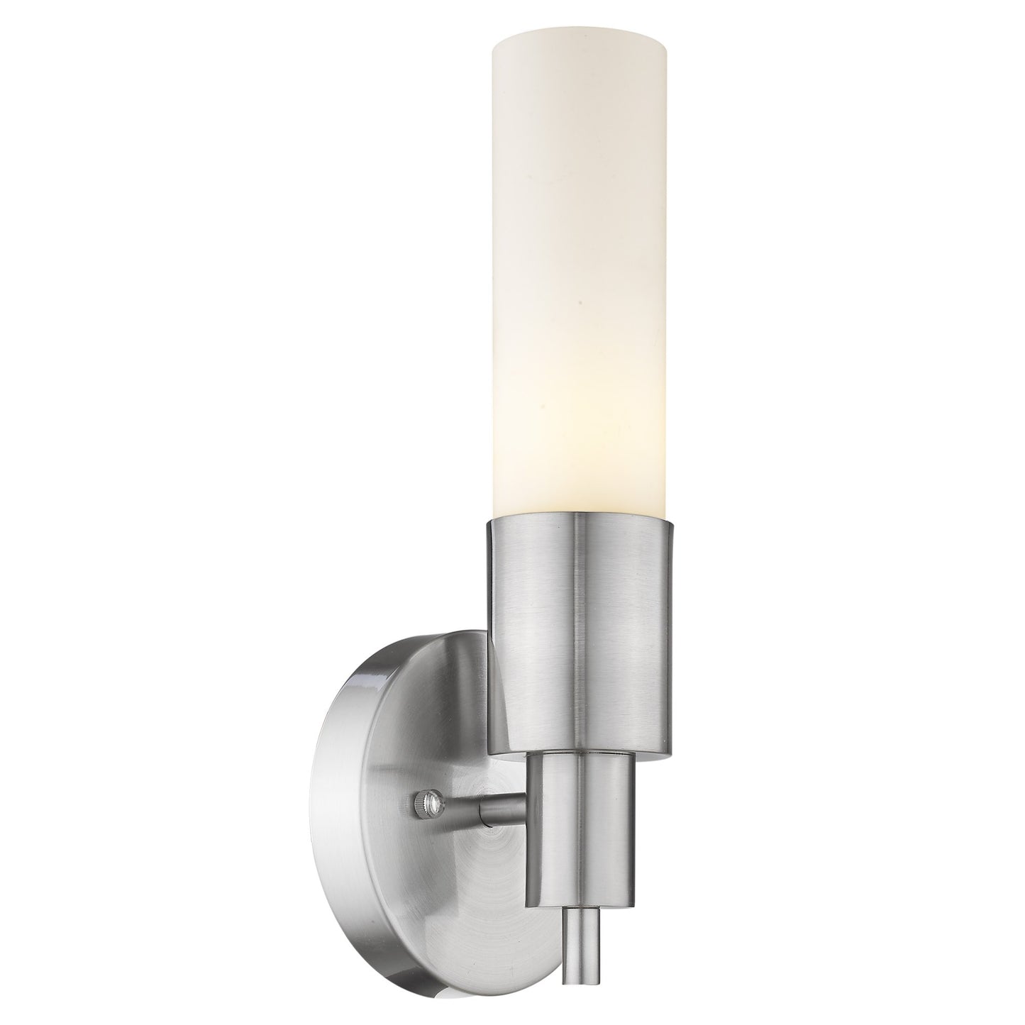 Silver Narrow Wall Light