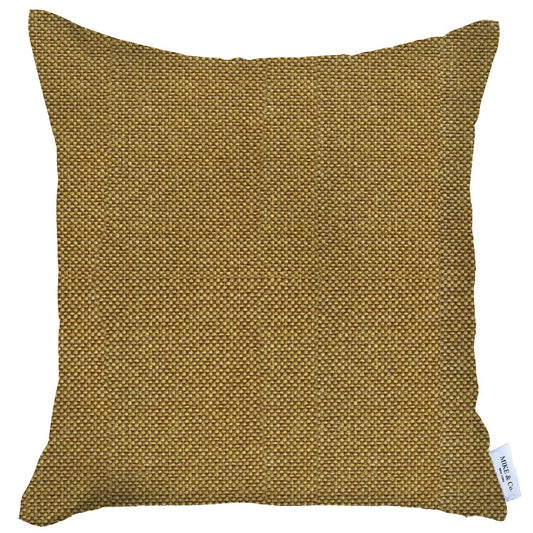 Yellow Modern Textured Pillow