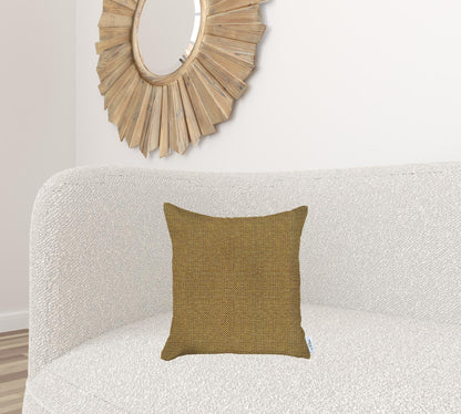 Yellow Modern Textured Pillow