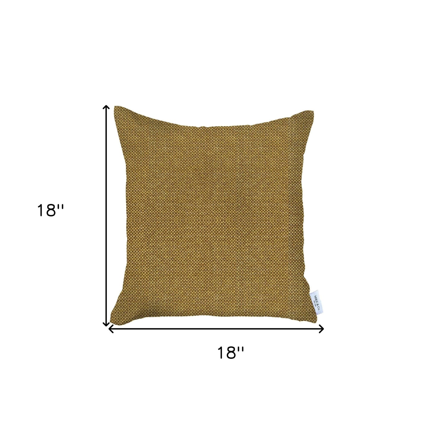 Yellow Modern Textured Pillow