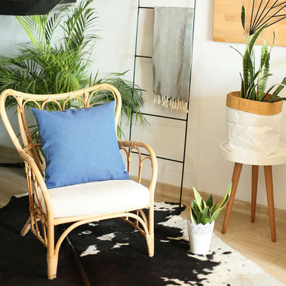 Blue Modern Textured Pillow