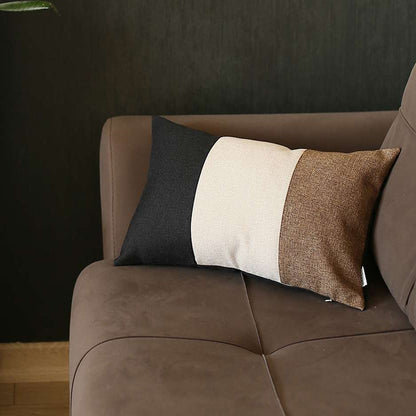 Brown Tripartite Lumbar Pillow
