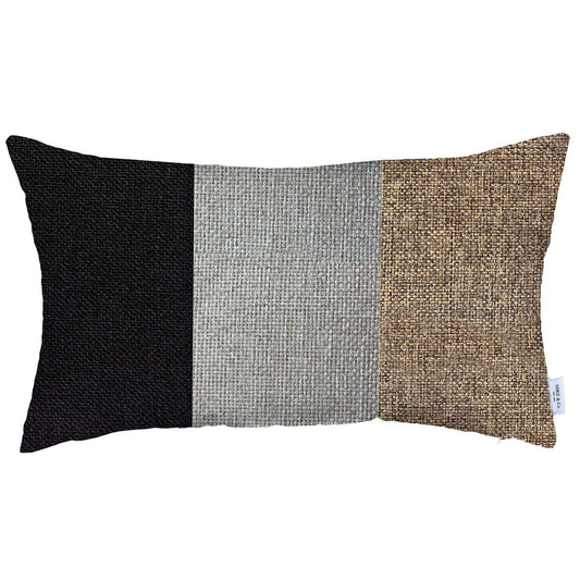 Brown Tripartite Lumbar Pillow