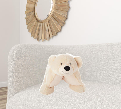 Ivory Bear Pillow