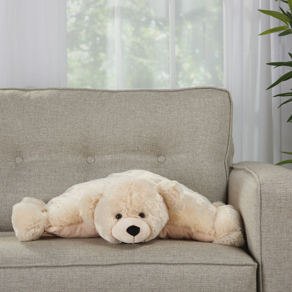 Ivory Bear Pillow