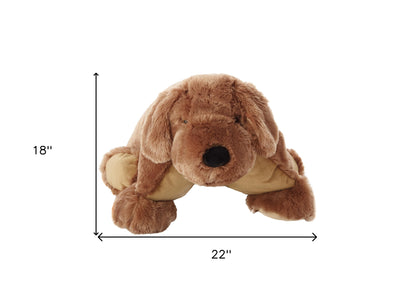 Brown Dog Pillow